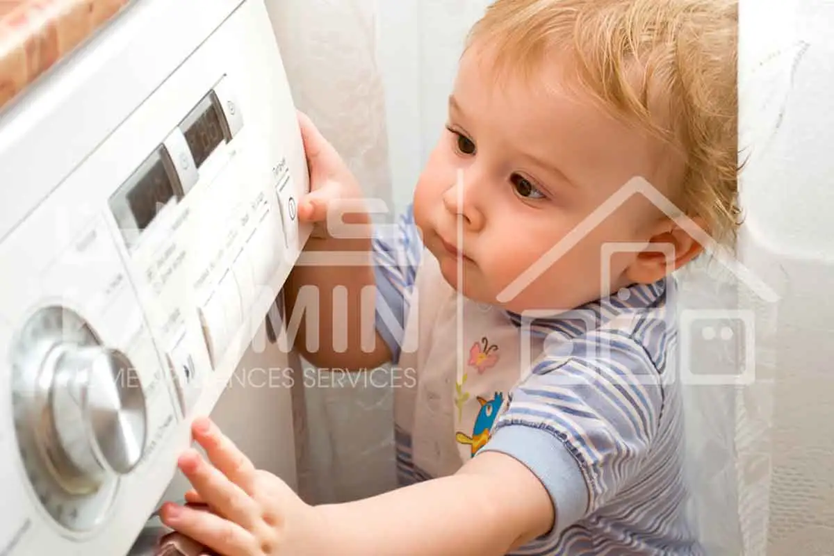 نحوه فعال و غیر فعال کردن قفل کودک ماشین لباسشویی سامسونگ