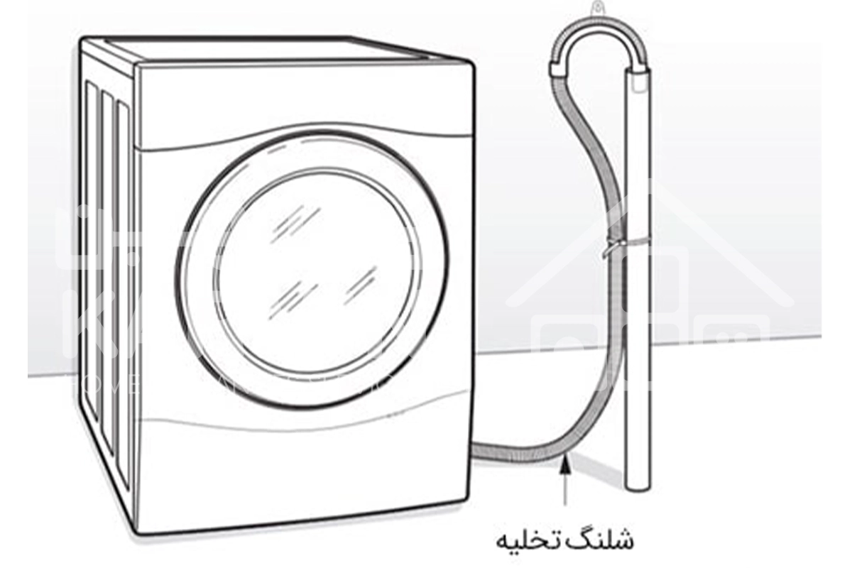 طریقه نصب شلنگ اب ماشین لباسشویی