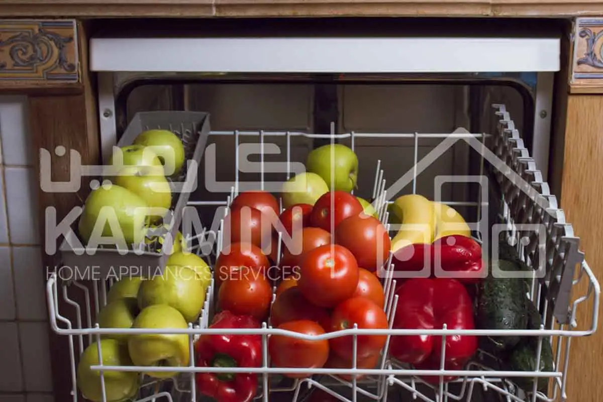 طریقه شستن میوه و سبزیجات در ماشین ظرفشویی