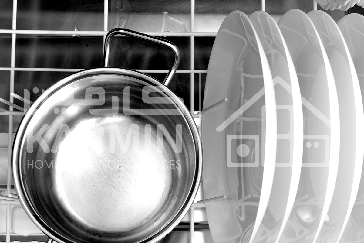 سیاه شدن قابلمه رویی در ماشین ظرفشویی