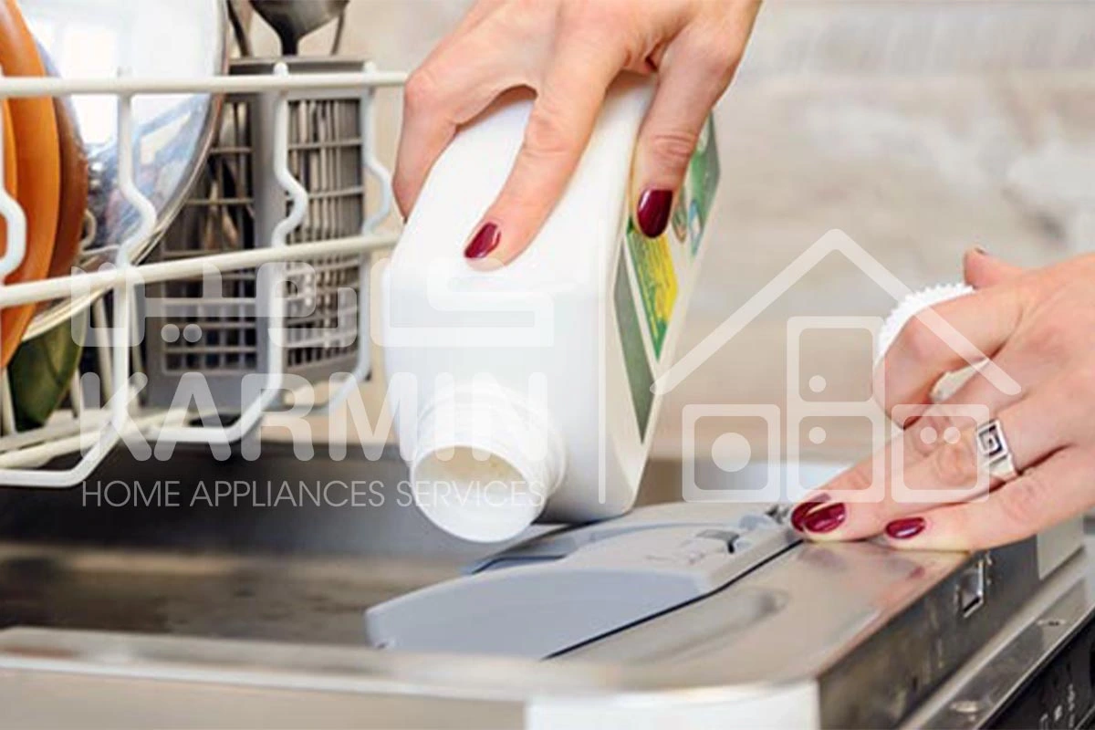 علت سفیدک زدن ظروف در ماشین ظرفشویی ال جی