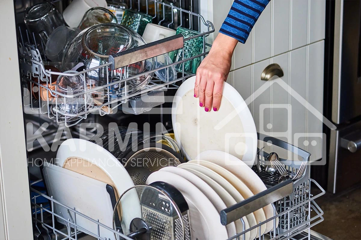 علت خش دار شدن ظروف در ماشین ظرفشویی