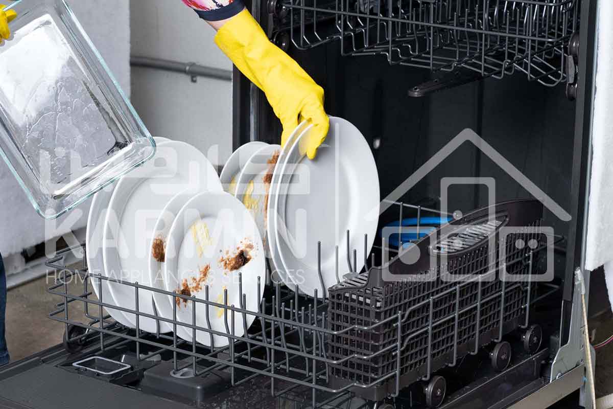 نحوه چیدن ظروف در ماشین ظرفشویی بوش سری ۸