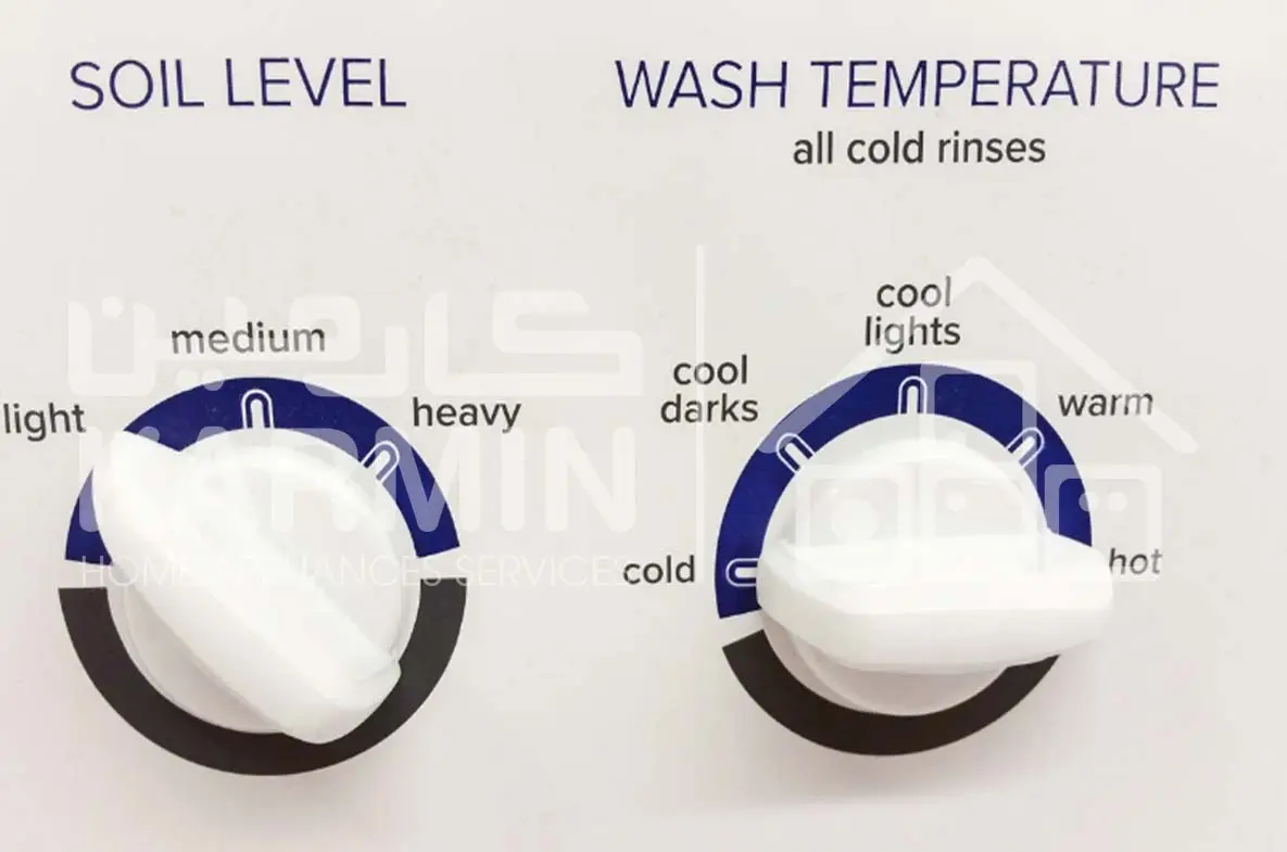 بهترین دمای آب ماشین لباسشویی