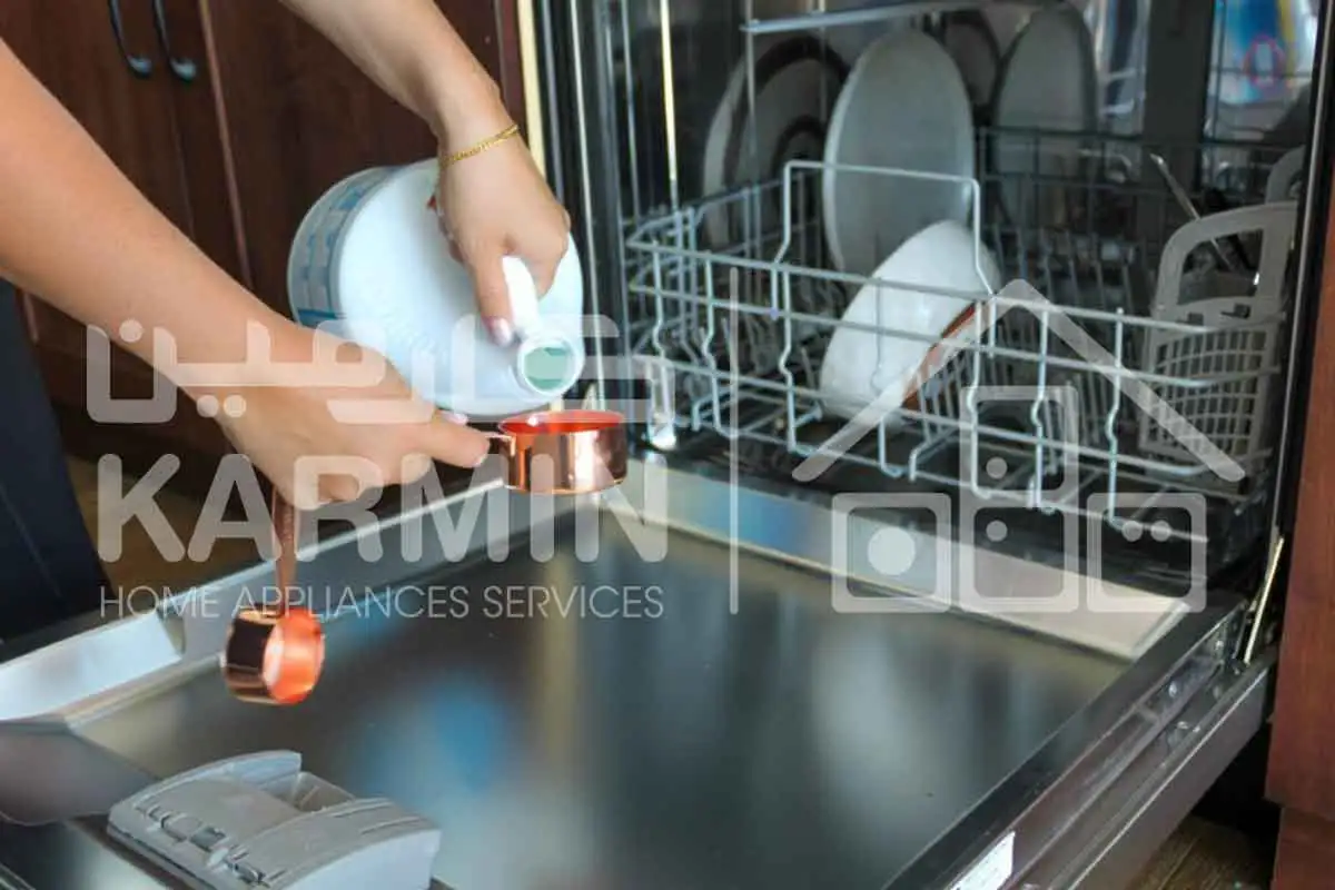 نحوه استفاده از وایتکس در ماشین ظرفشویی