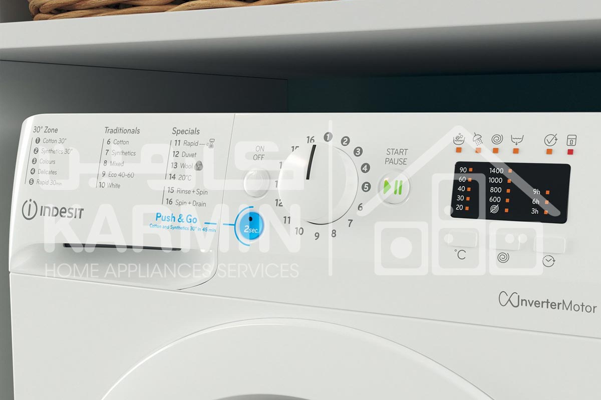 راهنمای ماشین لباسشویی ایندزیت
