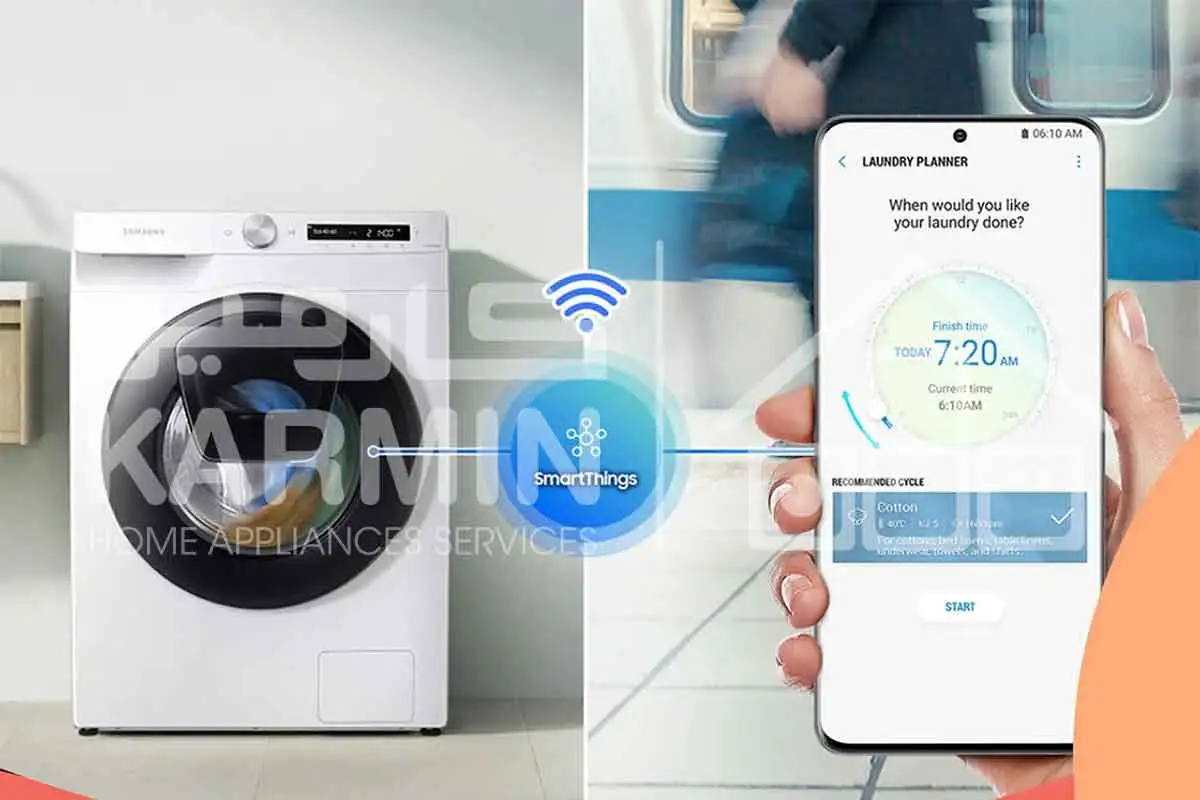 نحوه اتصال ماشین لباسشویی ال جی به گوشی و Wi-Fi