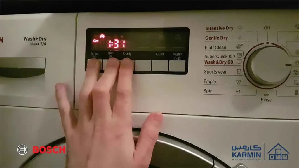 غیر فعال کردن قفل کودک ماشین ظرفشویی بوش