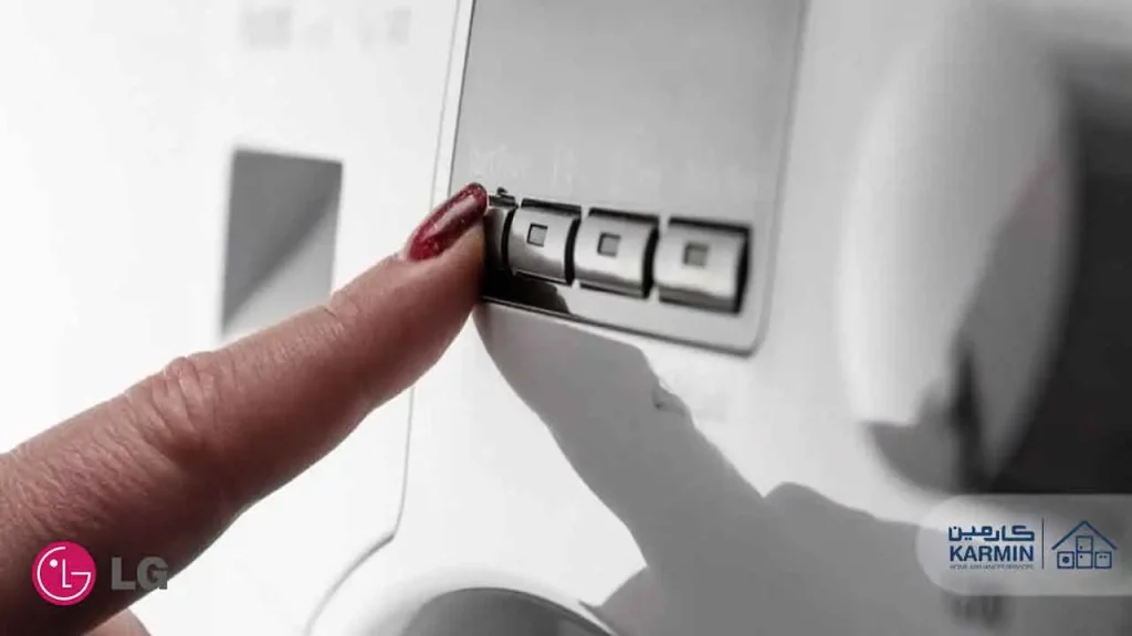 غیرفعال کردن قفل کودک ماشین لباسشویی ال جی