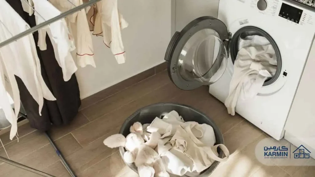 شستشو پارچه اکریلیک در ماشین لباسشویی